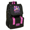 Mochila Negra Kpop Demon Hunters 41cm