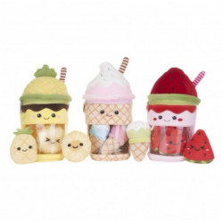 Kawaii Milkshake con mini peluches en su interior