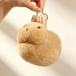 Biscuit Bunny canela - conejito con llavero de corazón