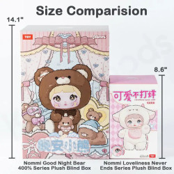 Nommi 35cm. Good Night Bear 400% - blind box - caja sorpresa