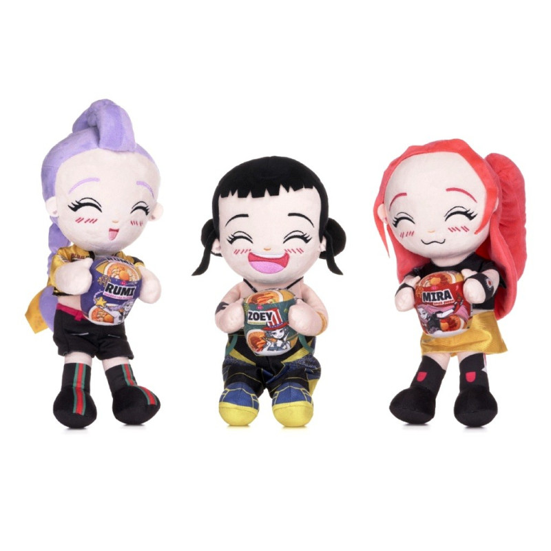 K-pop Demon Hunters Ramen 30cm - Rumi, Zoey y Mira